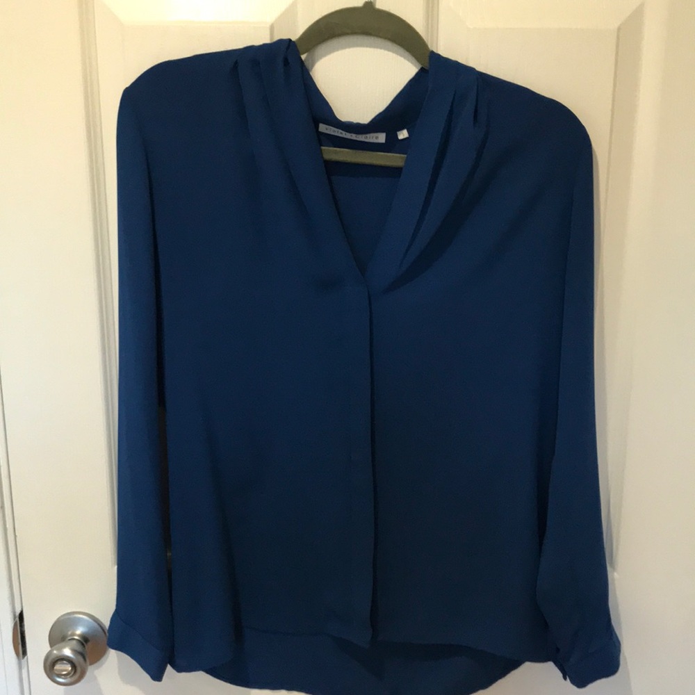 Violet + Claire Blue Blouse